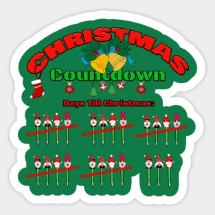 Gnome Christmas Countdown Sticker